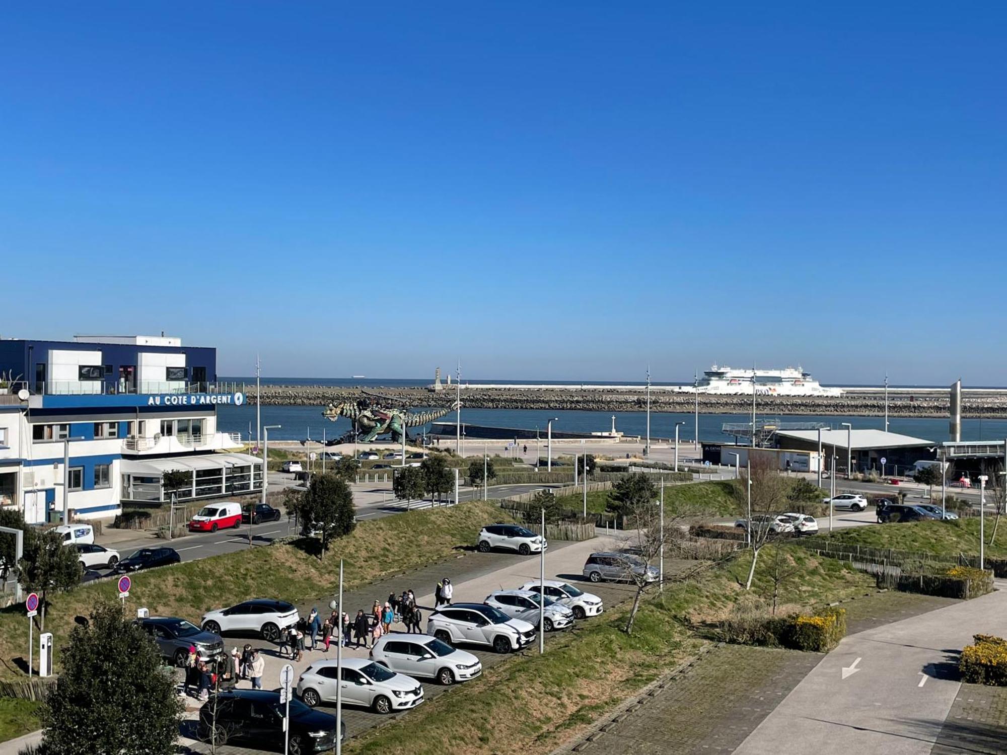 Studio Horizon Bleu, Vue Mer Calais Kültér fotó
